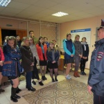 Демидовские школьники в отделе полиции